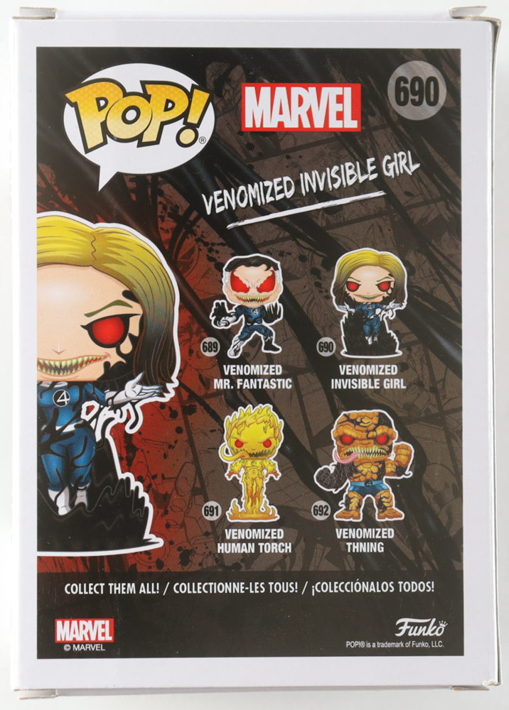 Jessica Alba Signed "Venom" #690 Venomized Invisible Girl Bobble-Head Funko Pop! Vinyl Figure (PSA) at PristineAuction.com Jessica Alba Signed "Venom" #690 Venomized Invisible Girl Bobble-Head Funko Pop! Vinyl Figure (PSA) at PristineAuction.com