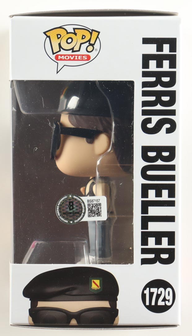 Matthew Broderick Signed "Ferris Bueller's Day Off" #1729 Ferris Bueller Funko Pop! Vinyl Figure (SWAU) at PristineAuction.com Matthew Broderick Signed "Ferris Bueller's Day Off" #1729 Ferris Bueller Funko Pop! Vinyl Figure (SWAU) at PristineAuction.com