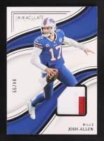 Josh Allen 2023 Immaculate Collection #74 Jersey #4/99 at PristineAuction.com