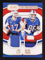 Josh Allen / Dalton Kincaid 2024 Absolute Team Tandem Materials #26 #72/99 at PristineAuction.com