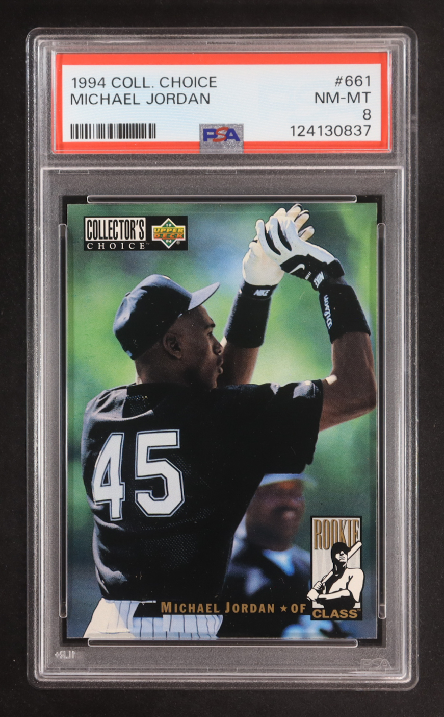 Michael Jordan 1994 Collector's Choice #661 RC (PSA 8) at PristineAuction.com Michael Jordan 1994 Collector's Choice #661 RC (PSA 8) at PristineAuction.com