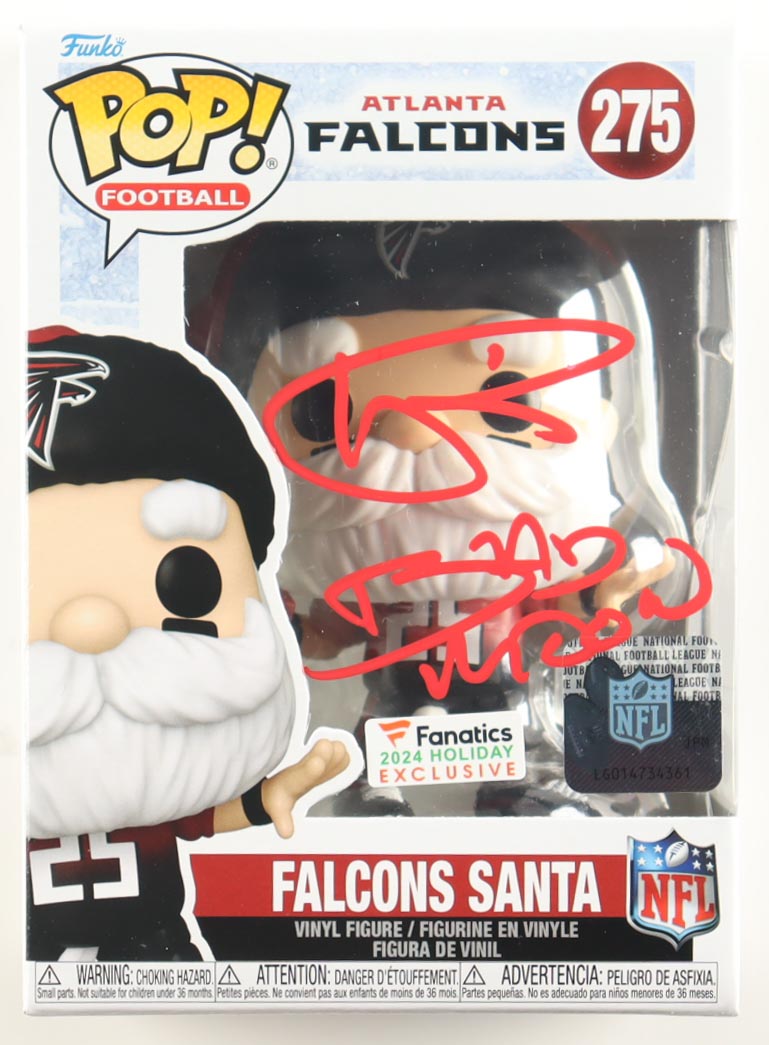 Andre Rison Signed Falcons #188 Falcons Santa Funko Pop! Vinyl Figure Inscribed "Bad Moon" (Schwartz) at PristineAuction.com Andre Rison Signed Falcons #188 Falcons Santa Funko Pop! Vinyl Figure Inscribed "Bad Moon" (Schwartz) at PristineAuction.com
