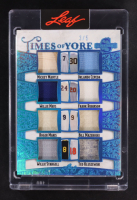 2025 Leaf Spectacular Times of Yore Materials Platinum Blue #TY-5 #3/5 Mickey Mantle / Willie Mays / Roger Maris / Willie Stargell at PristineAuction.com