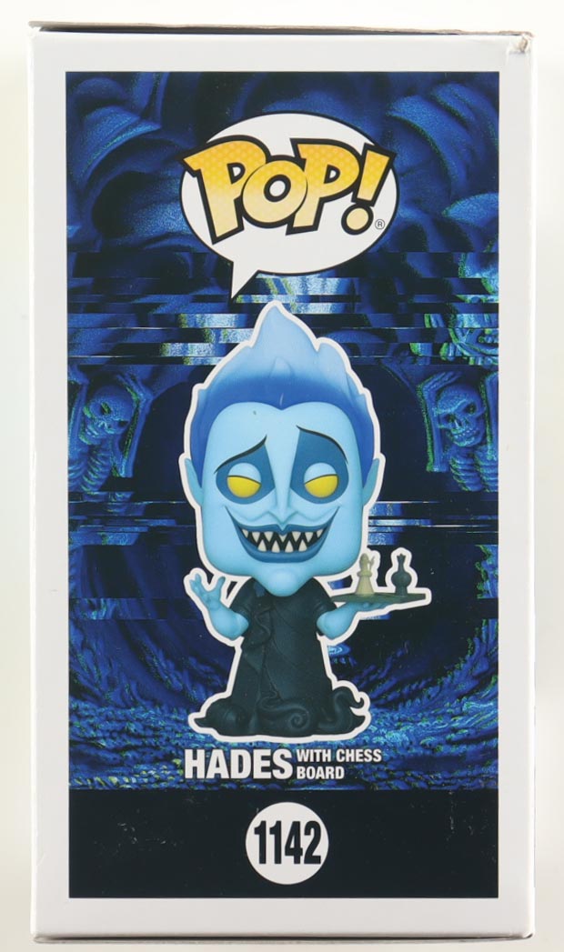 James Woods Signed "Disney: Villains" #1142 Hades With Chess Board Funko Pop! Vinyl Figure (ACOA) at PristineAuction.com James Woods Signed "Disney: Villains" #1142 Hades With Chess Board Funko Pop! Vinyl Figure (ACOA) at PristineAuction.com