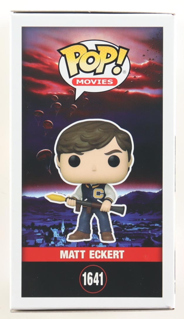 Charlie Sheen Signed "Red Dawn" #1641 Matt Eckert Funko Pop! Vinyl Figure (Schwartz) at PristineAuction.com Charlie Sheen Signed "Red Dawn" #1641 Matt Eckert Funko Pop! Vinyl Figure (Schwartz) at PristineAuction.com