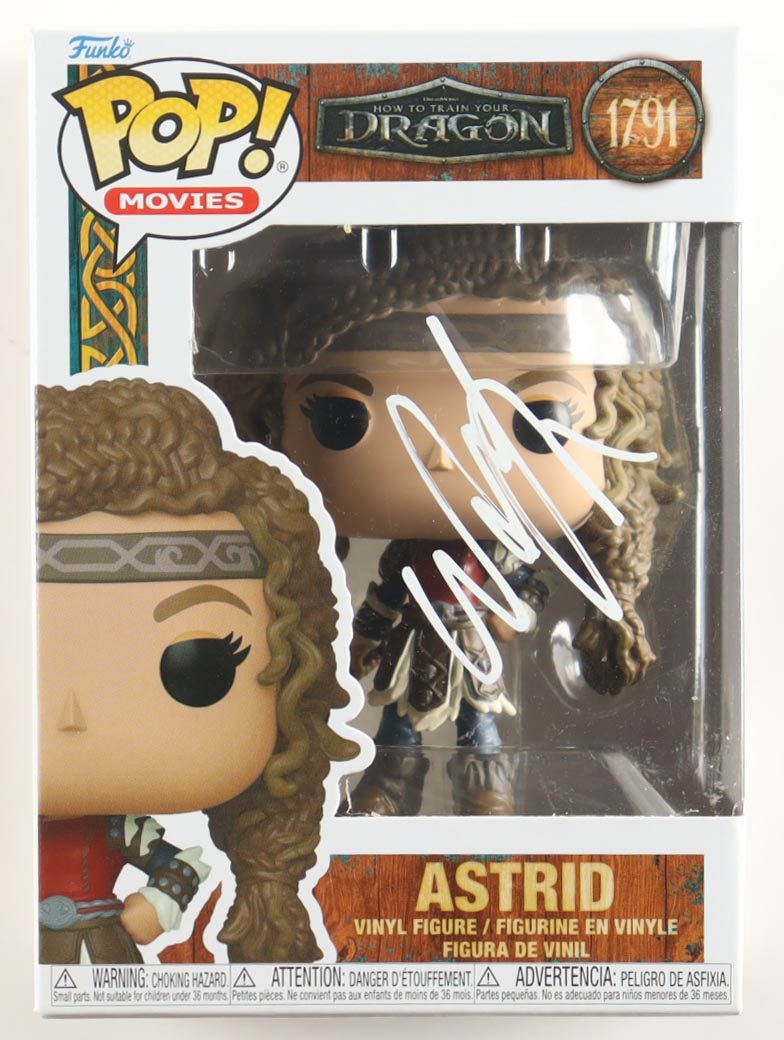 Nico Parker Signed "How to Train Your Dragon" #1791 Astrid Funko Pop Vinyl Figure (ACOA) at PristineAuction.com Nico Parker Signed "How to Train Your Dragon" #1791 Astrid Funko Pop Vinyl Figure (ACOA) at PristineAuction.com