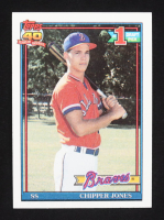 Chipper Jones 1991 Topps #333 RC at PristineAuction.com