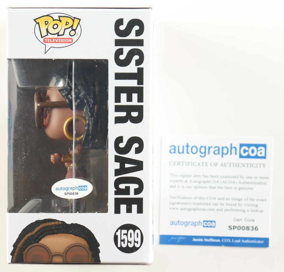 Susan Heyward Signed "The Boys" #1599 Sister Sage Funko Pop! Vinyl Figure (ACOA) at PristineAuction.com Susan Heyward Signed "The Boys" #1599 Sister Sage Funko Pop! Vinyl Figure (ACOA) at PristineAuction.com