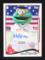 Wally the Green Monster 2014 Topps Opening Day Mascot Autographs #MAWGM at PristineAuction.com