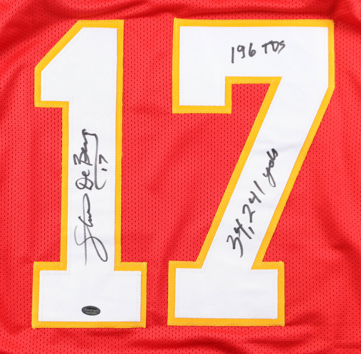 Steve DeBerg Signed Jersey Inscribed "34,241 Yds" & "196 TD's" (Schwartz) at PristineAuction.com Steve DeBerg Signed Jersey Inscribed "34,241 Yds" & "196 TD's" (Schwartz) at PristineAuction.com