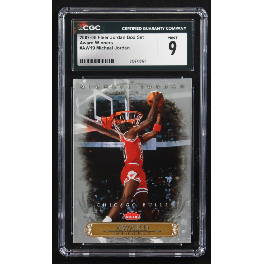 Michael Jordan 2007-08 Fleer Jordan Box Set Award Winners #AW19 (CGC 9) at PristineAuction.com