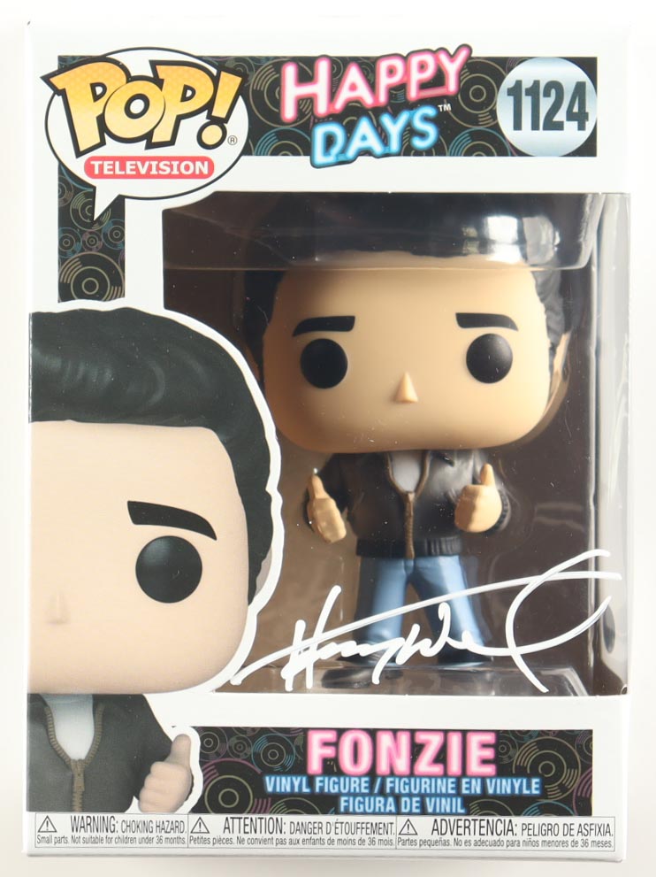 Henry Winkler Signed "Happy Days" #1124 Fonzie Funko Pop! Vinyl Figure (Schwartz) at PristineAuction.com Henry Winkler Signed "Happy Days" #1124 Fonzie Funko Pop! Vinyl Figure (Schwartz) at PristineAuction.com