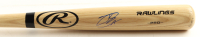 Jackson Chourio Signed Rawlings Pro Baseball Bat (USA SM & JSA) at PristineAuction.com