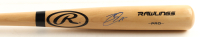 Jackson Chourio Signed Rawlings Pro Baseball Bat (USA SM & JSA) at PristineAuction.com