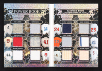 Lou Gehrig / Ted Williams / Reggie Jackson / Ernie Banks / Eddie Mathews / Carl Yastrzemski / Manny Ramirez / Eddie Murray / Ralph Kiner / Mark McGwire / Sammy Sosa / Albert Pujols 2025 Leaf History Book Power Book Silver #PB2 #3/3 at PristineAuction.com