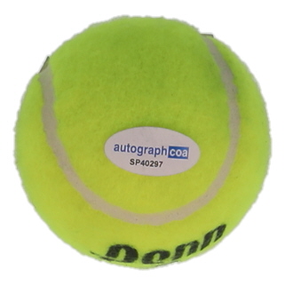 Novak Djokovic Signed Tennis Ball (ACOA) at PristineAuction.com Novak Djokovic Signed Tennis Ball (ACOA) at PristineAuction.com