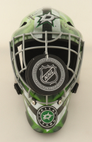 1999 Stanley Cup Champions Stars Goalie Mask Signed By (13) with Mike Modano, Brett Hull, Ed Belfour, Guy Carbonneau (Beckett) at PristineAuction.com