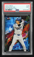 Shohei Ohtani 2024 Finest Blue Refractors #100 #3/200 (PSA 10) at PristineAuction.com