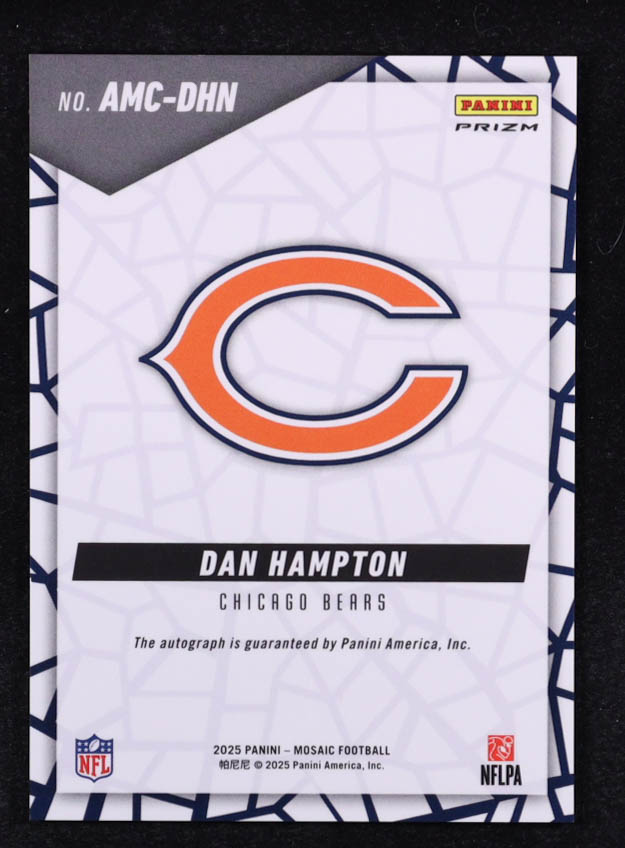Dan Hampton 2025 Panini Mosaic Autographs Mosaic #45 at PristineAuction.com Dan Hampton 2025 Panini Mosaic Autographs Mosaic #45 at PristineAuction.com