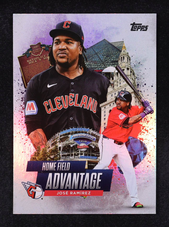 Jose Ramirez 2025 Topps Home Field Advantage #HA27 at PristineAuction.com Jose Ramirez 2025 Topps Home Field Advantage #HA27 at PristineAuction.com