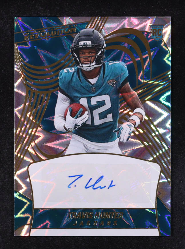 Travis Hunter 2025 Panini Revolution Rookie Autographs Impact #2 RC #108/149 at PristineAuction.com Travis Hunter 2025 Panini Revolution Rookie Autographs Impact #2 RC #108/149 at PristineAuction.com