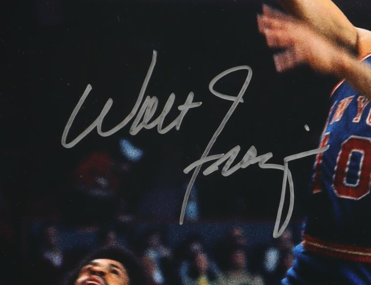 Walt Frazier Signed Knicks Custom Framed Photo Display (Fanatics) at PristineAuction.com Walt Frazier Signed Knicks Custom Framed Photo Display (Fanatics) at PristineAuction.com