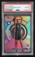 Victor Wembanyama 2023-24 Finest Refractors #76 RC (PSA 10) at PristineAuction.com