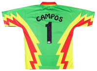 Jorge Campos Signed Team Mexico Umbro Authentic Jersey (JSA) at PristineAuction.com