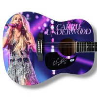 Carrie Underwood Signed Custom Acoustic Guitar (PSA) at PristineAuction.com