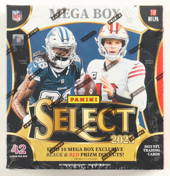2023 Panini Select Football Mega Box With (42) Cards at PristineAuction.com 2023 Panini Select Football Mega Box With (42) Cards at PristineAuction.com