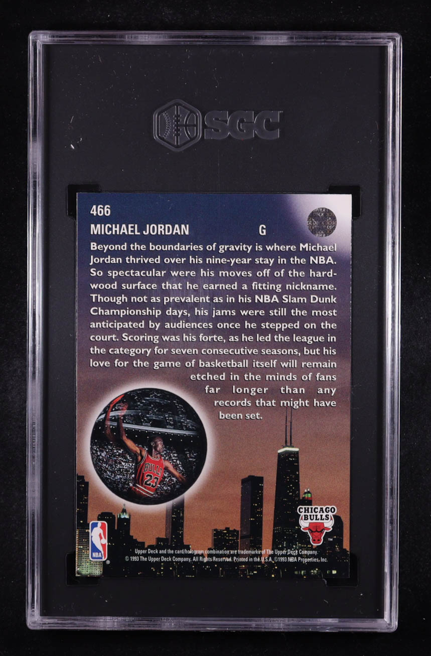 Michael Jordan 1993-94 Upper Deck #466 SKL (SGC 8.5) at PristineAuction.com Michael Jordan 1993-94 Upper Deck #466 SKL (SGC 8.5) at PristineAuction.com