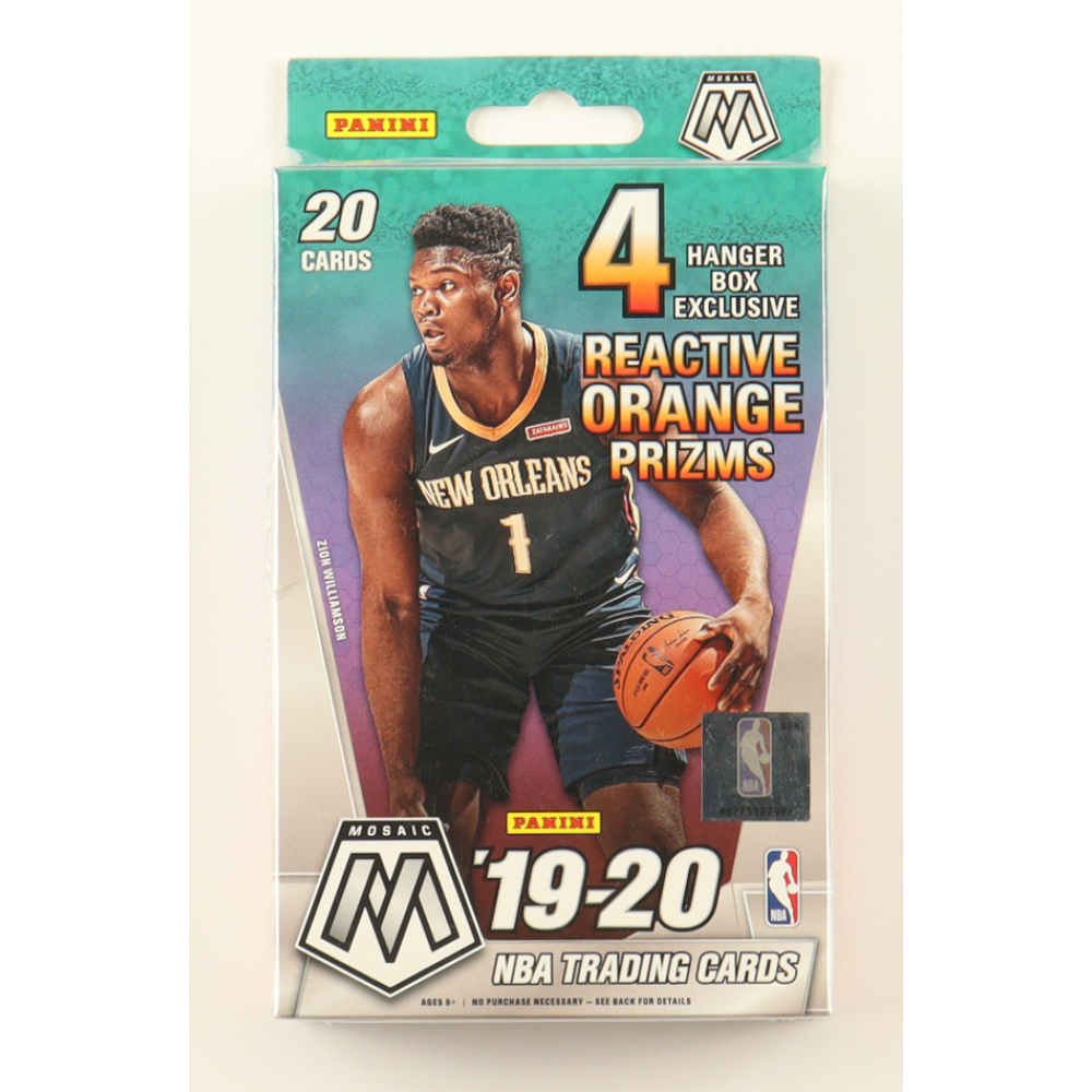 2019-20 Panini Mosaic Basketball 20-Card Hanger Box at PristineAuction.com