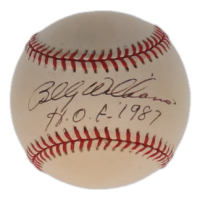 Billy Williams Signed ONL Baseball Inscribed "HOF 1987" (PSA) at PristineAuction.com