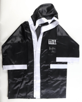 Thomas Hearns Signed Title Boxing Robe Inscribed "Hitman" (Schwartz) at PristineAuction.com
