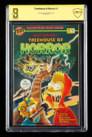 Matt Groenig Signed 1995 "Bart Simpson's Treehouse of Horror" #1 Comic Book with Sketch (CBCS) at PristineAuction.com
