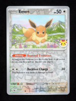 Eevee 2025 Pokemon TCG Scarlet & Violet Prismatic Evolutions Promos #074 STAMP Holo at PristineAuction.com