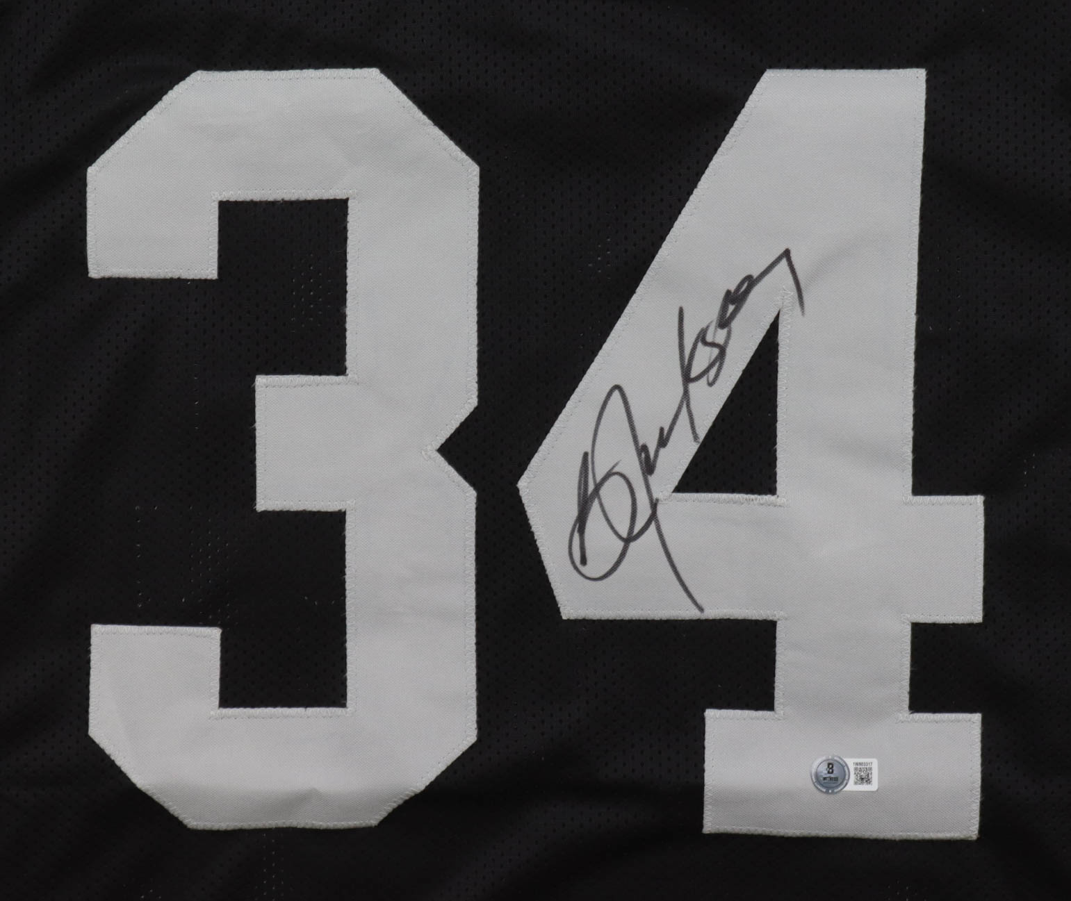Bo Jackson Signed Jersey (Beckett) at PristineAuction.com Bo Jackson Signed Jersey (Beckett) at PristineAuction.com