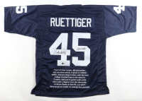 Rudy Ruettiger Signed Movie Quote Jersey Inscribed "Never Quit" (Beckett) at PristineAuction.com