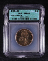 2004-D Sacagawea $1 Dollar Coin (ICG MS66) at PristineAuction.com