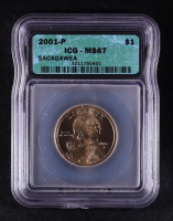 2001-P Sacagawea $1 Dollar Coin (ICG MS67) at PristineAuction.com
