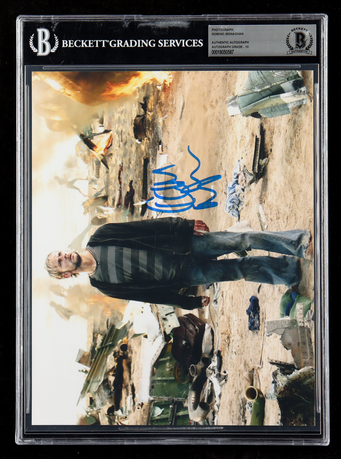 Dominic Monaghan Signed "Lost" 8x10 Photo (BGS Auto 10) at PristineAuction.com Dominic Monaghan Signed "Lost" 8x10 Photo (BGS Auto 10) at PristineAuction.com