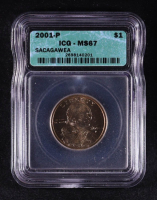 2001-P Sacagawea $1 Dollar Coin (ICG MS67) at PristineAuction.com