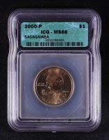 2000-P Sacagawea $1 Dollar Coin (ICG MS66) at PristineAuction.com