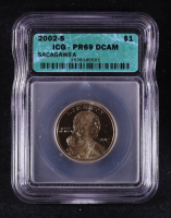 2002-S Sacagawea $1 Dollar Coin (ICG PR69DCAM) at PristineAuction.com