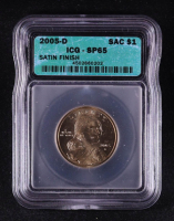 2005-D Sacagawea $1 Dollar Coin (ICG SP65) at PristineAuction.com
