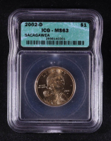 2002-D Sacagawea $1 Dollar Coin (ICG MS63) at PristineAuction.com