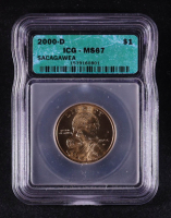 2000-D Sacagawea $1 Dollar Coin (ICG MS67) at PristineAuction.com