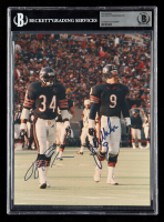 Walter Payton & Jim McMahon Signed Bears 8x10 Photo (BGS) at PristineAuction.com