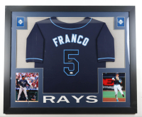 Wander Franco Signed Custom Framed Jersey (JSA) at PristineAuction.com