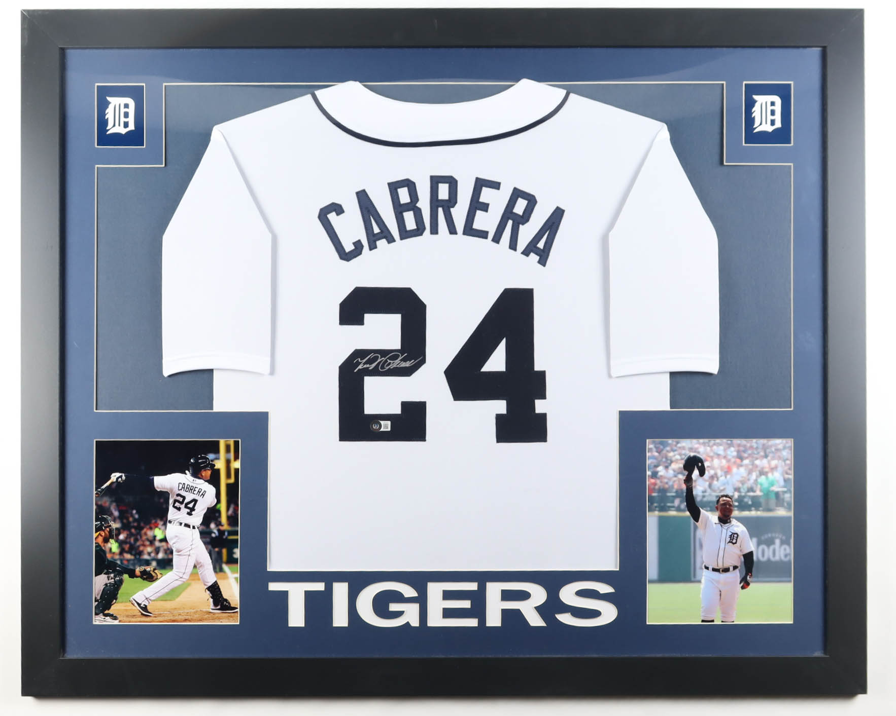 Miguel Cabrera Signed Custom Framed Jersey (Beckett) at PristineAuction.com Miguel Cabrera Signed Custom Framed Jersey (Beckett) at PristineAuction.com